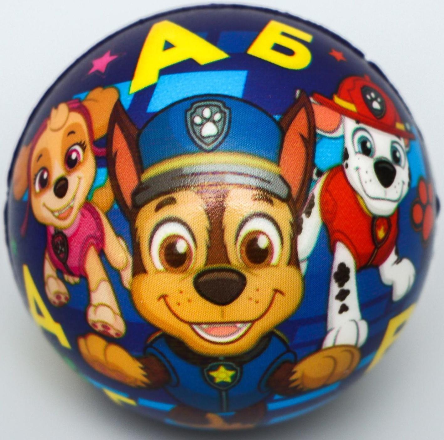 Мягкий мяч Paw Patrol «Алфавит», 6,3см, МИКС