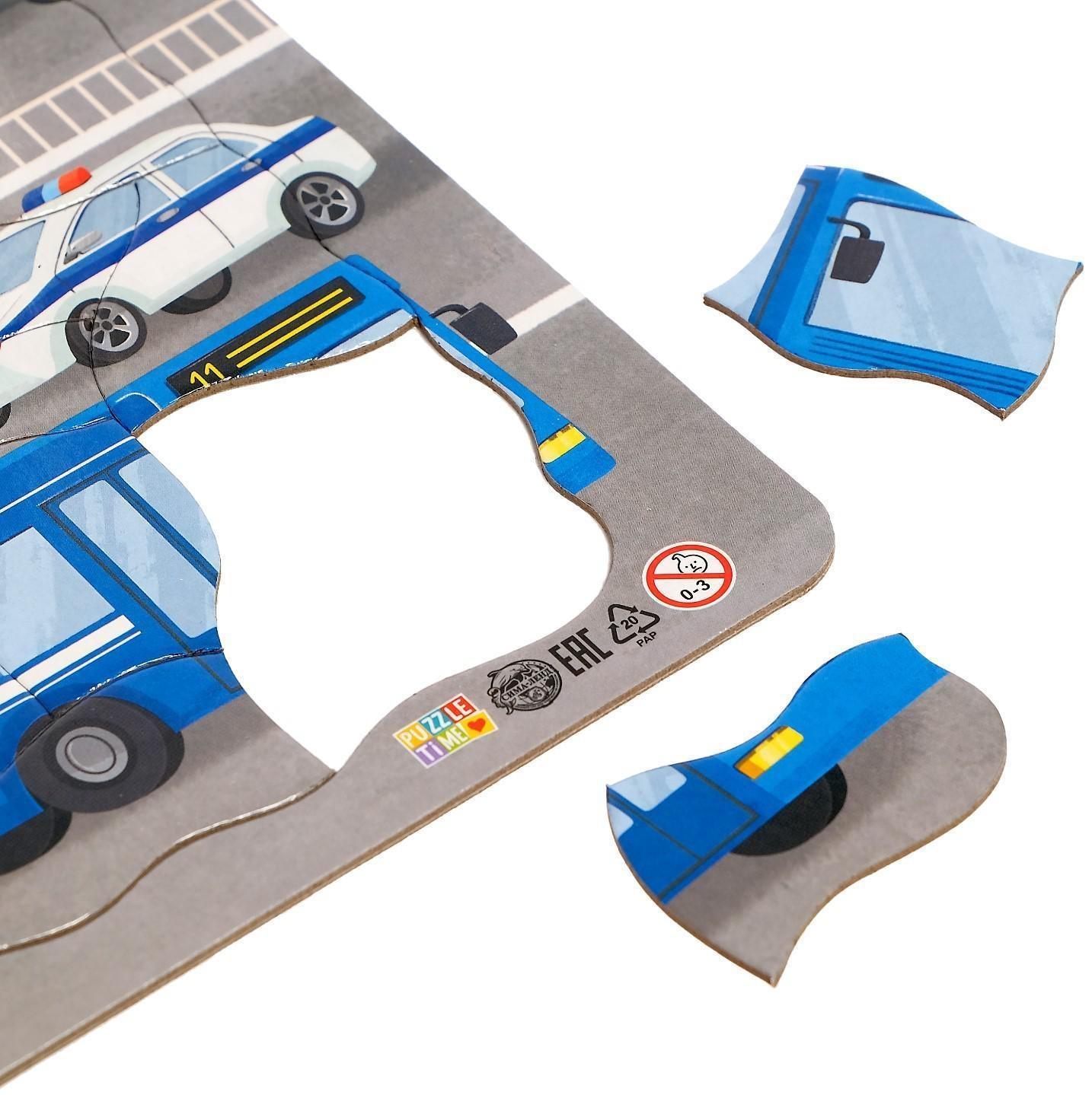 Пазл в рамке «Транспорт», 42 детали