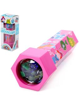 Калейдоскоп «Пазл», цвет розовый