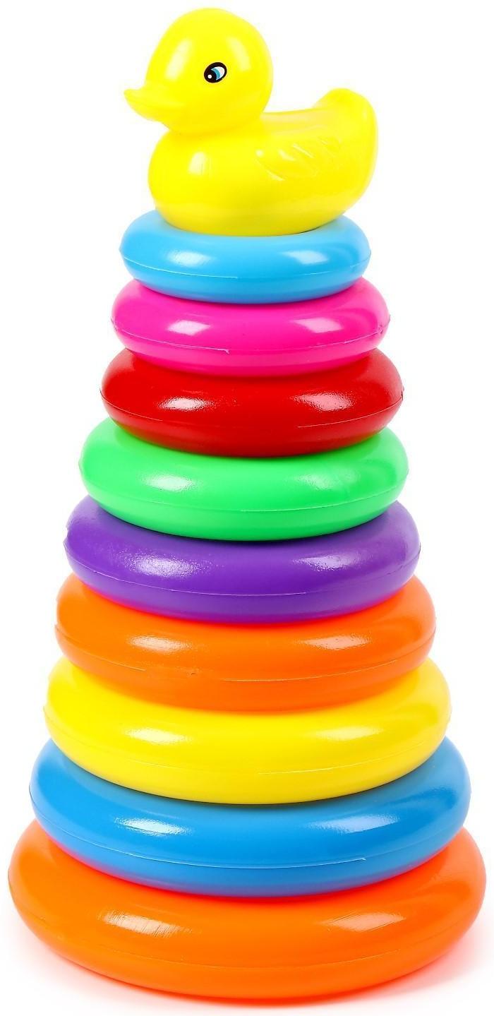 Пирамидка «Уточка», 9 колец