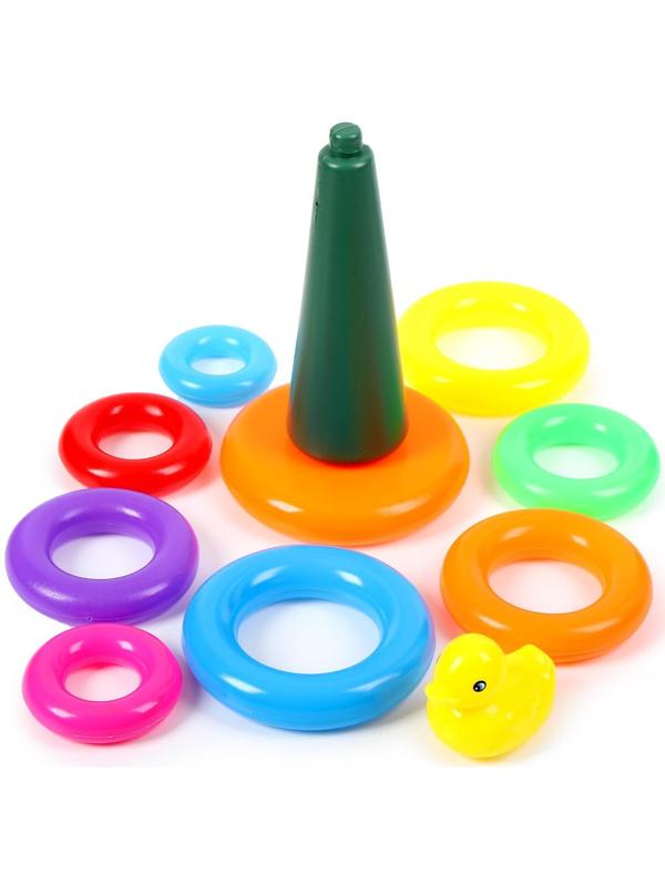 Пирамидка «Уточка», 9 колец