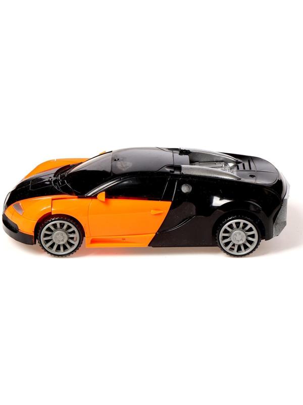 Робот радиоуправляемый «Спорткар», трансформируется, работает от батареек, цвета МИКС