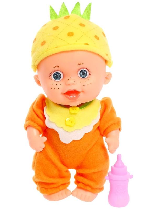 Музыкальный пупс «Любимый малыш» в костюмчике, с аксессуарами, звук