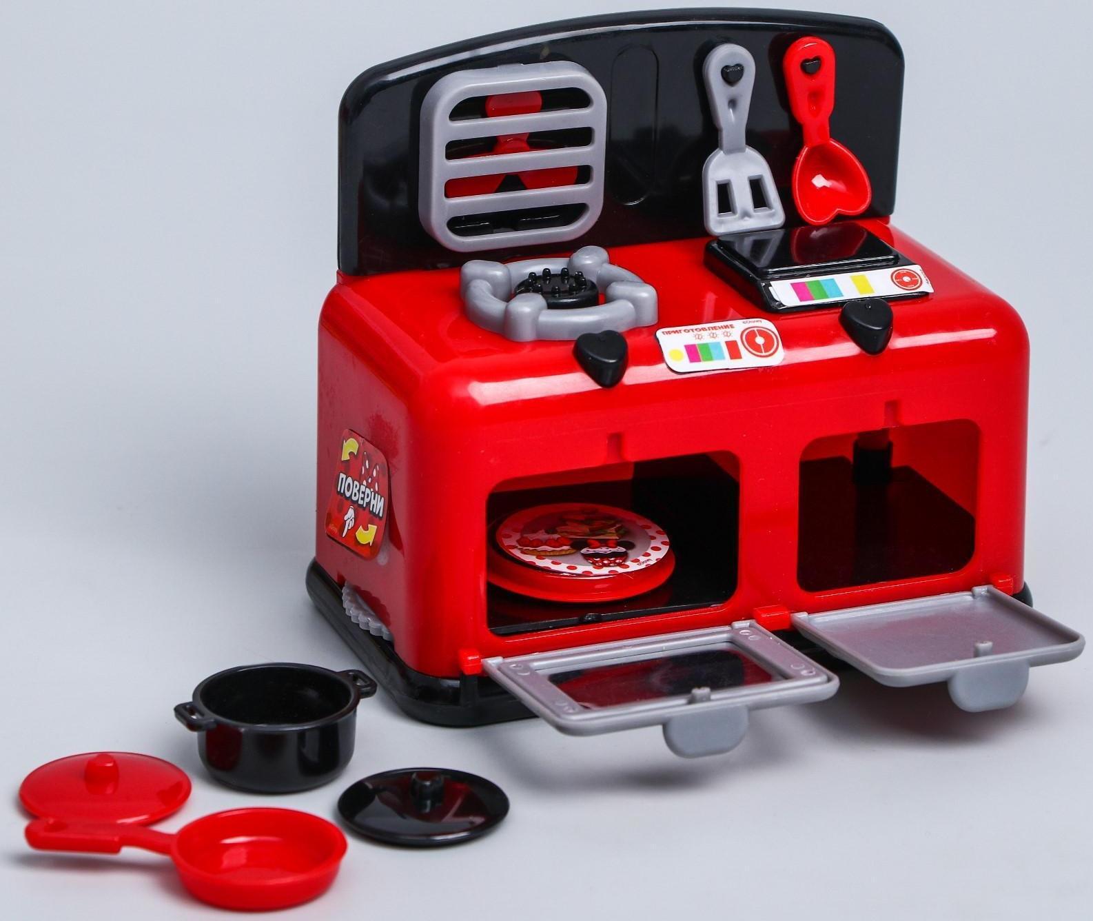 Игровой набор мини-кухня «Мамина помощница», Минни Маус, с посудой