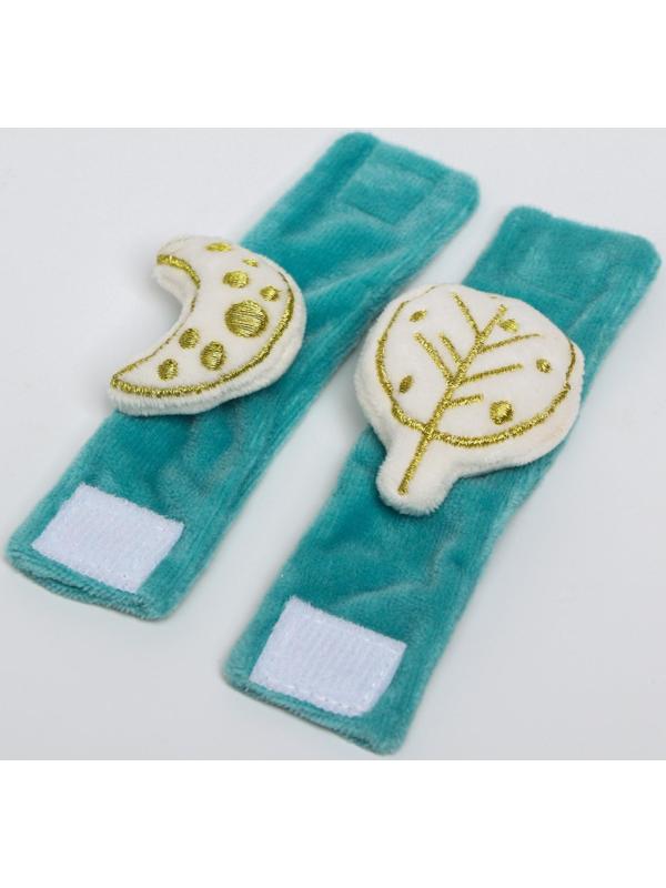 Подарочный набор для малыша: носочки погремушки + браслетики погремушки «С Новым Годом», новогодняя подарочная упаковка