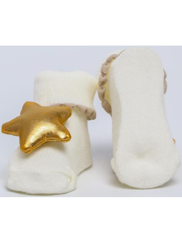 Подарочный набор для малыша: носочки погремушки + браслетики погремушки «С Новым Годом», новогодняя подарочная упаковка