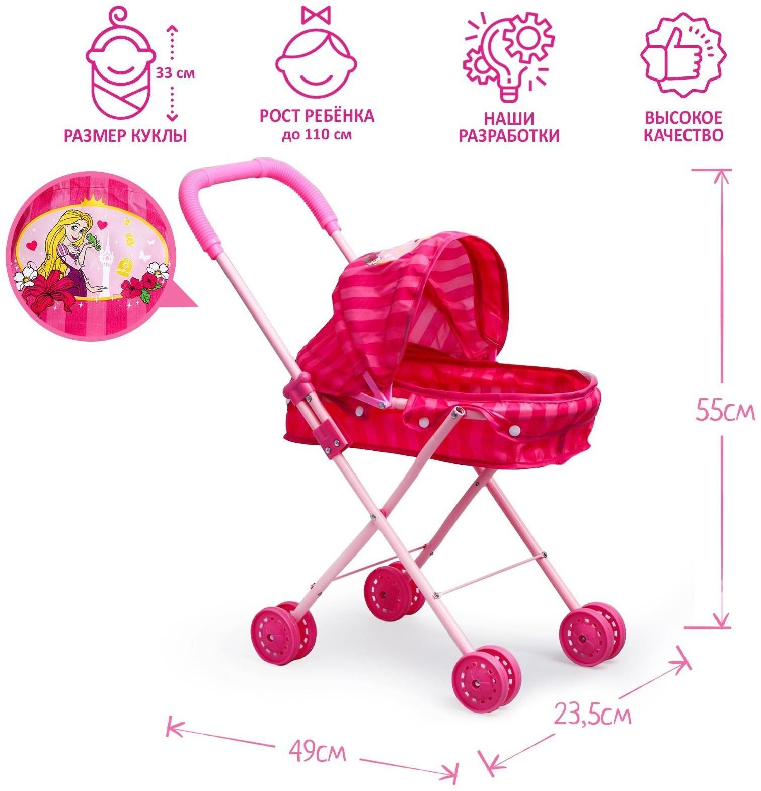 Коляска универсальная для кукол,прогулочная 