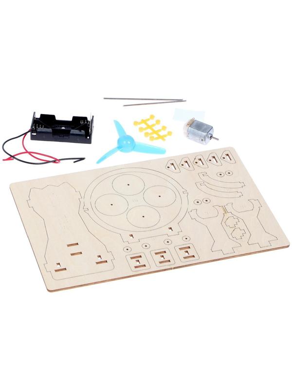Конструктор электронный «Аэромобиль», работает от батареек
