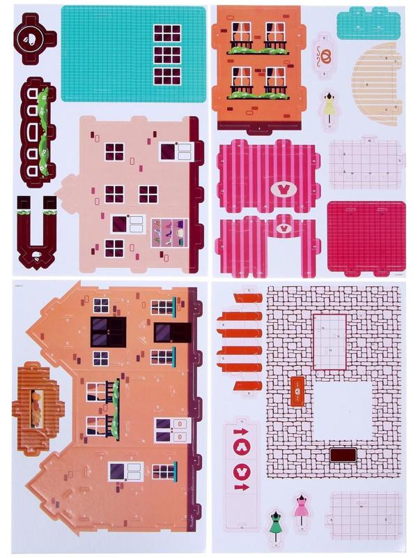 Конструктор 3D из пенокартона «Торговый центр», 22 детали