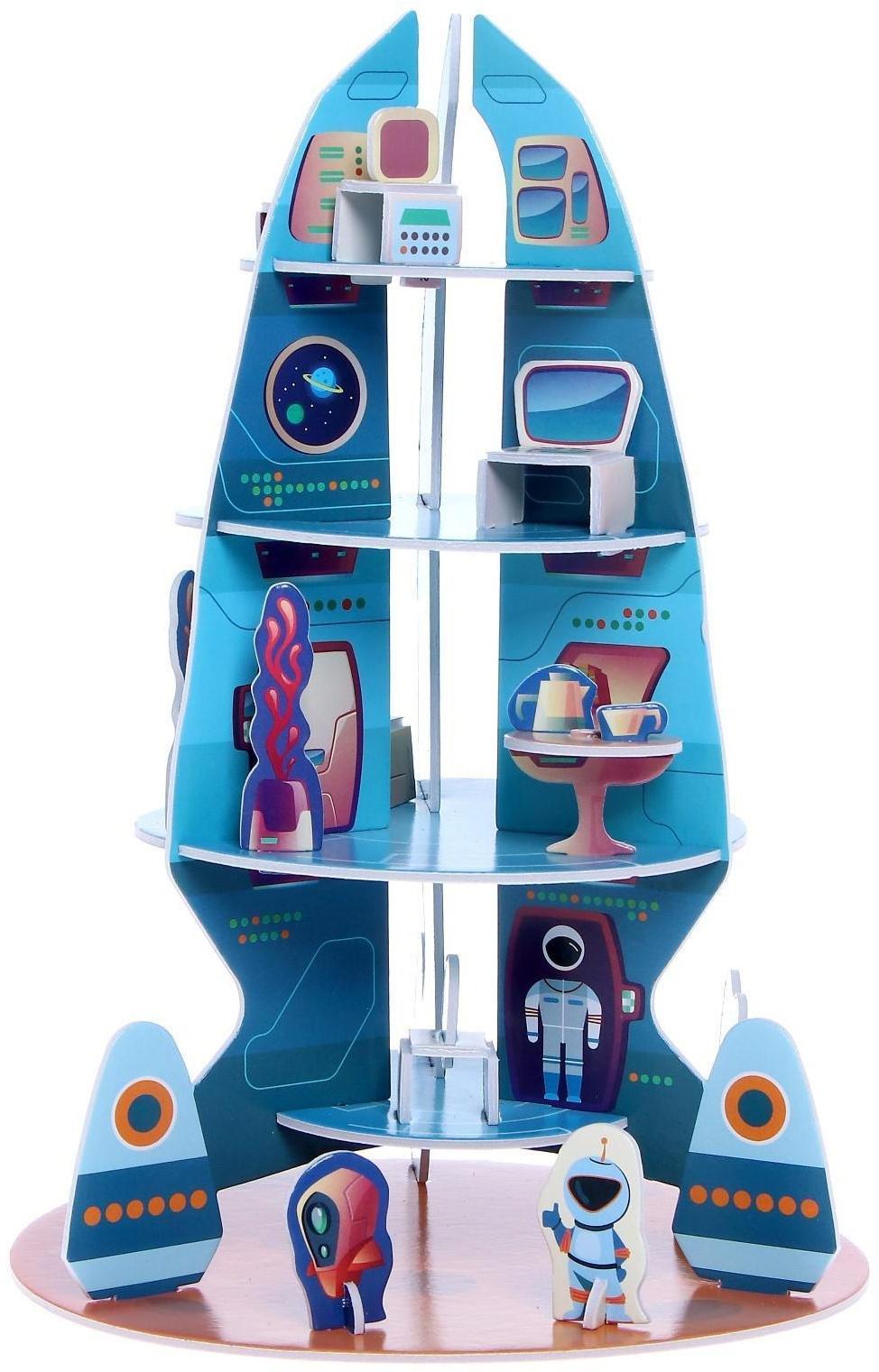 Конструктор 3D из пенокартона «Звездный флот», 30 деталей