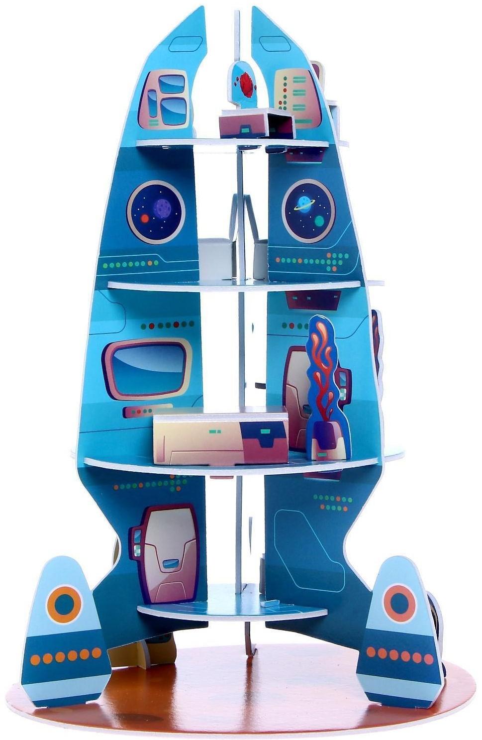 Конструктор 3D из пенокартона «Звездный флот», 30 деталей