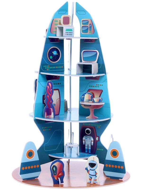 Конструктор 3D из пенокартона «Звездный флот», 30 деталей