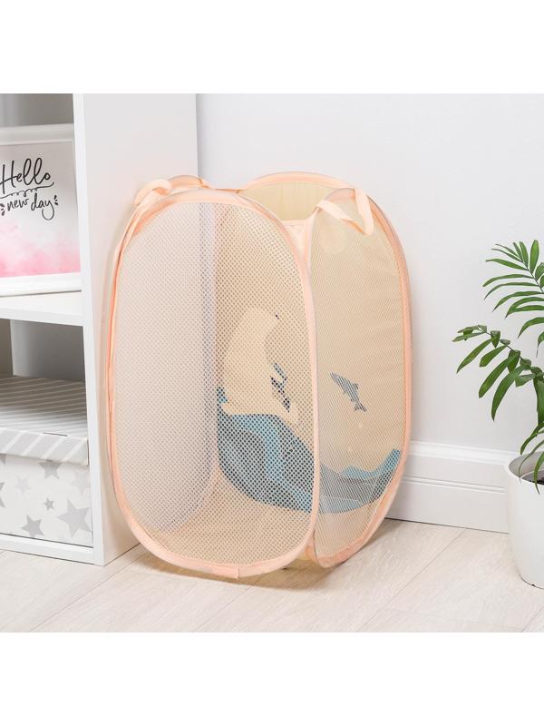 Корзина-сетка Доляна «Северный мишка», складная, 32×32×52 см