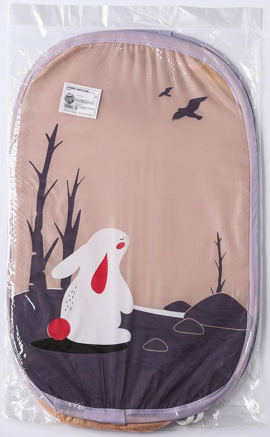 Корзина-сетка «Зайка», складная, 32×32×52 см