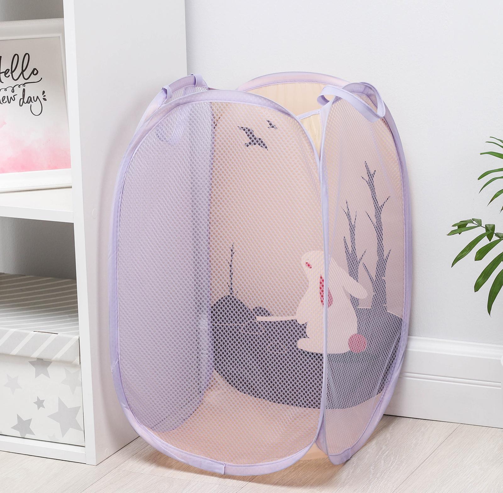 Корзина-сетка «Зайка», складная, 32×32×52 см