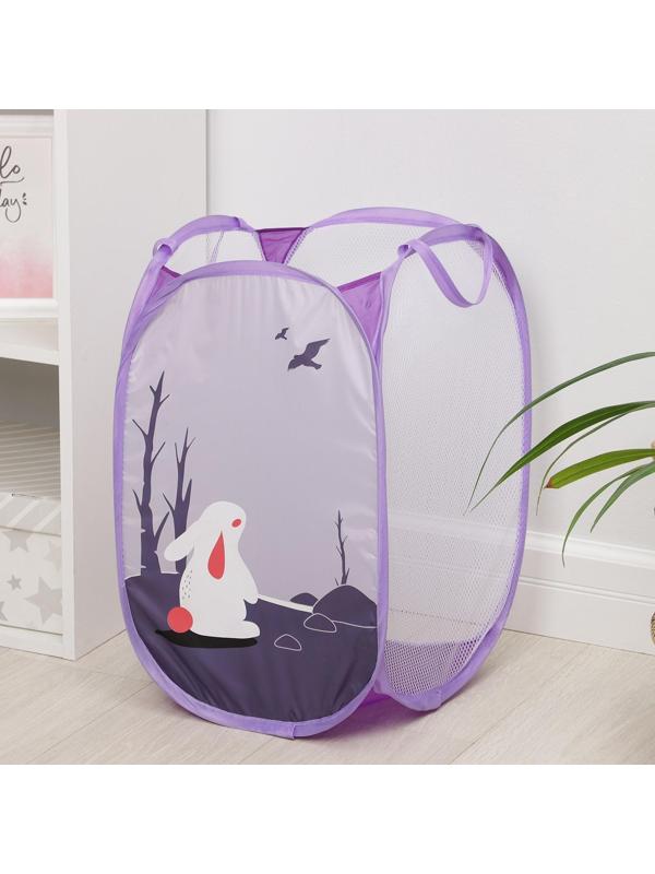 Корзина-сетка «Зайка», складная, 32×32×52 см