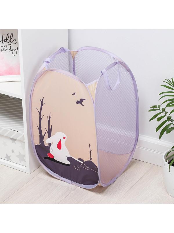 Корзина-сетка «Зайка», складная, 32×32×52 см