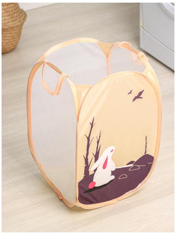 Корзина-сетка «Зайка», складная, 32×32×52 см