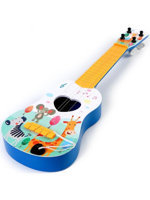 Музыкальная игрушка-гитара «Зоопарк», цвета МИКС
