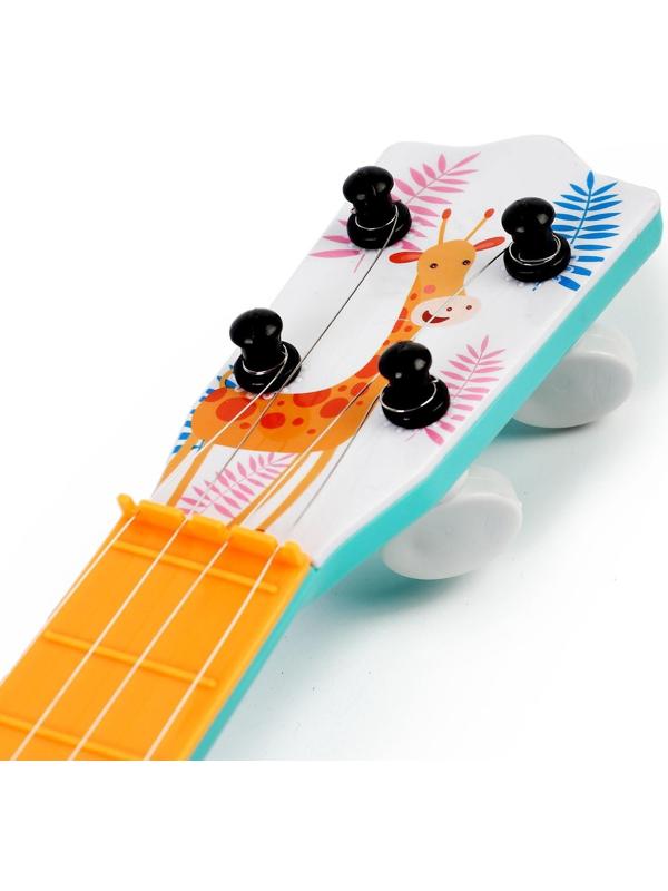 Музыкальная игрушка-гитара «Зоопарк», цвета МИКС