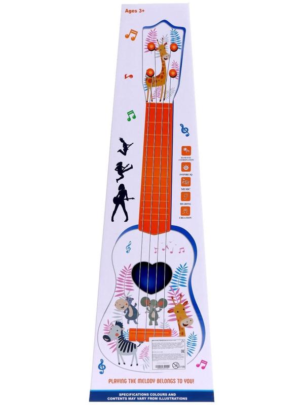 Музыкальная игрушка-гитара «Зоопарк», цвета МИКС