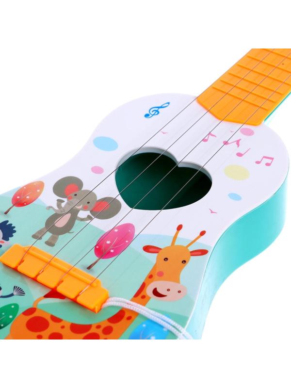 Музыкальная игрушка-гитара «Зоопарк», цвета МИКС