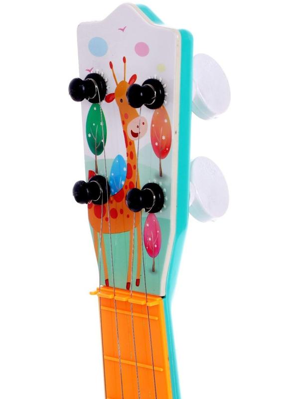 Музыкальная игрушка-гитара «Зоопарк», цвета МИКС