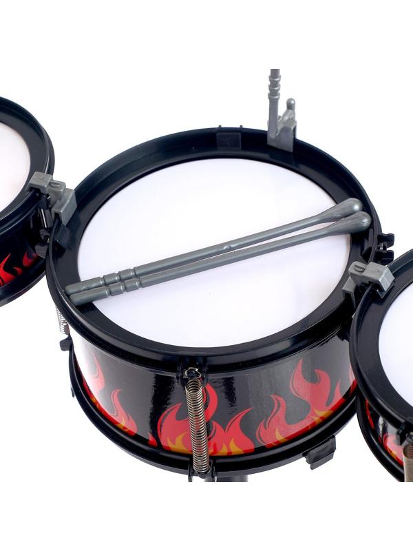 Барабанная установка «Пламя», со стульчиком