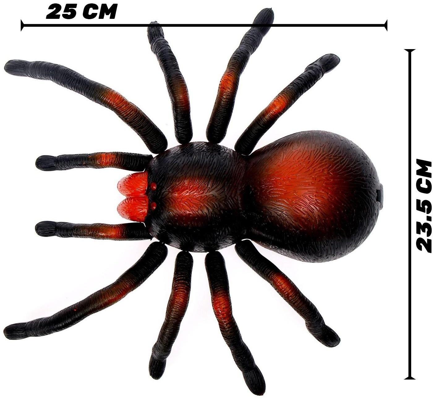 Паук радиоуправляемый «Тарантул», работает от батареек, 58620