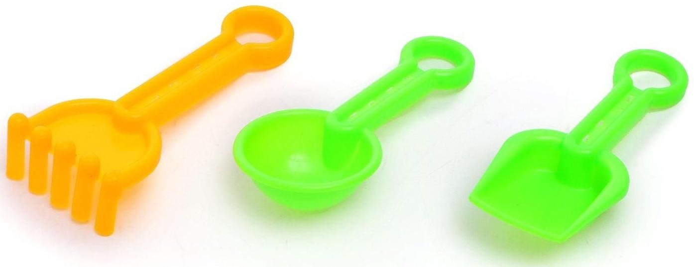 Песочный набор «Мини-тачка», 6 предметов, цвета МИКС