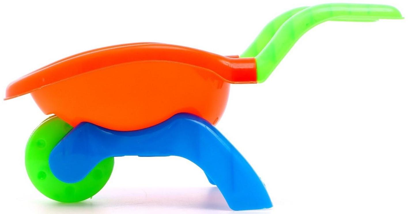 Песочный набор «Мини-тачка», 6 предметов, цвета МИКС