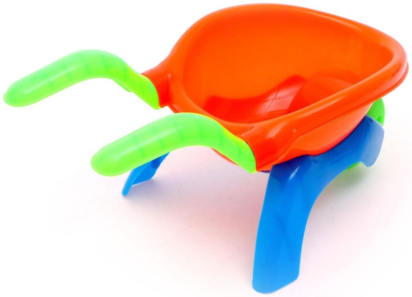 Песочный набор «Мини-тачка», 6 предметов, цвета МИКС