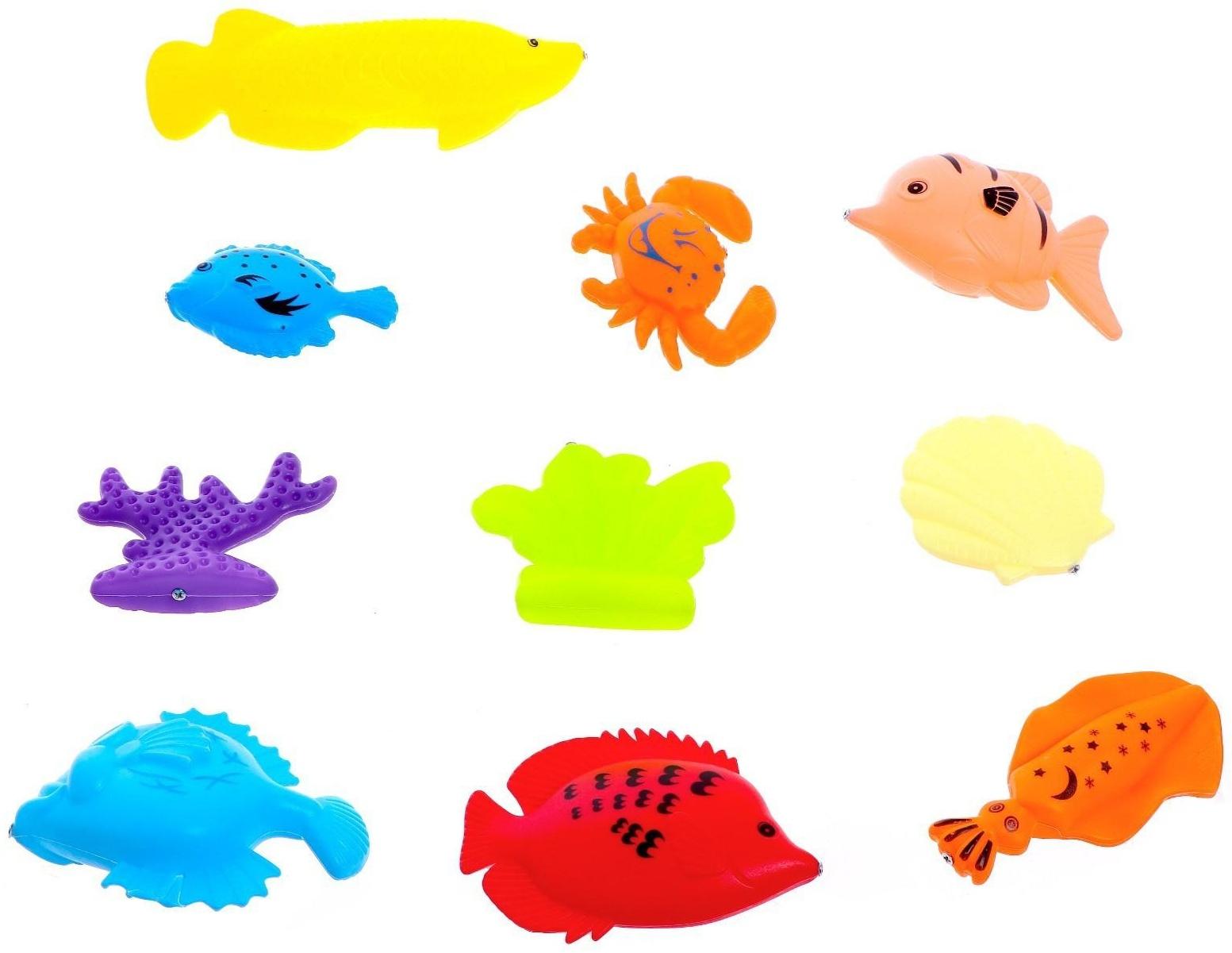 Рыбалка «Большие рыбки» 10 рыбок, 2 удочки, 2 сачка