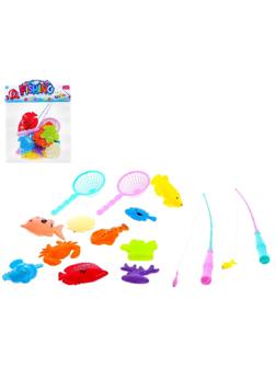 Рыбалка «Большие рыбки» 10 рыбок, 2 удочки, 2 сачка