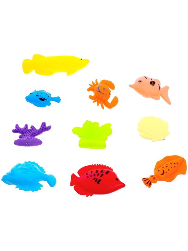 Рыбалка «Большие рыбки» 10 рыбок, 2 удочки, 2 сачка