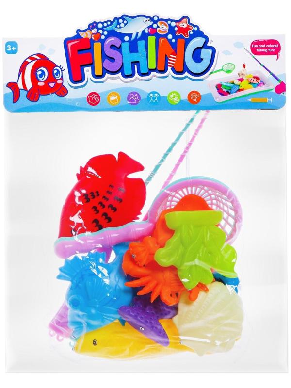 Рыбалка «Большие рыбки» 10 рыбок, 2 удочки, 2 сачка