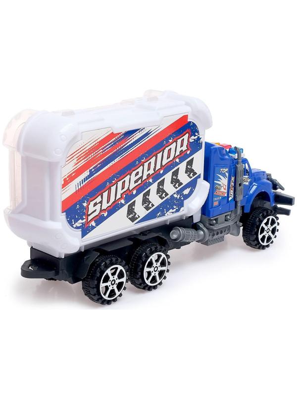 Грузовик инерционный «Пожарная служба», с техникой, МИКС