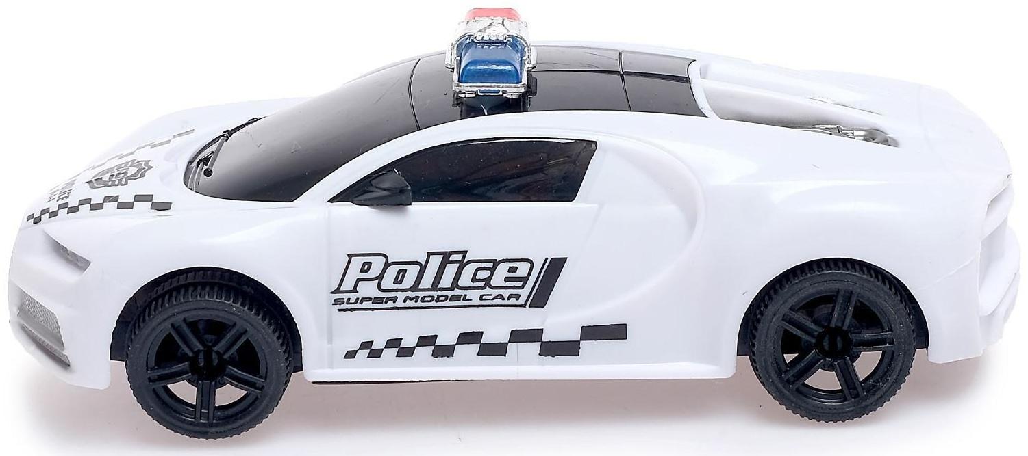 Машина «Полиция», световые и звуковые эффекты, работает от батареек