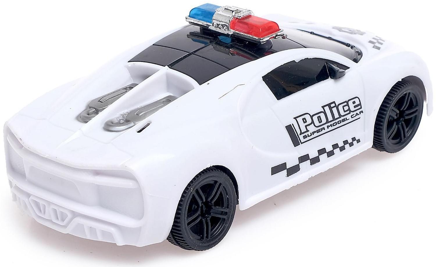 Машина «Полиция», световые и звуковые эффекты, работает от батареек