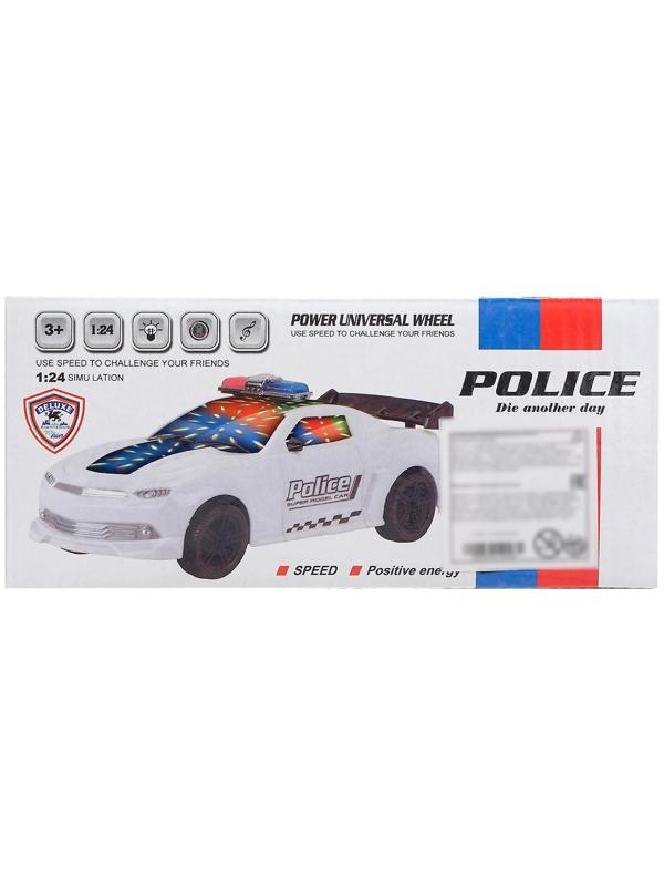 Машина «Полиция», световые и звуковые эффекты, работает от батареек