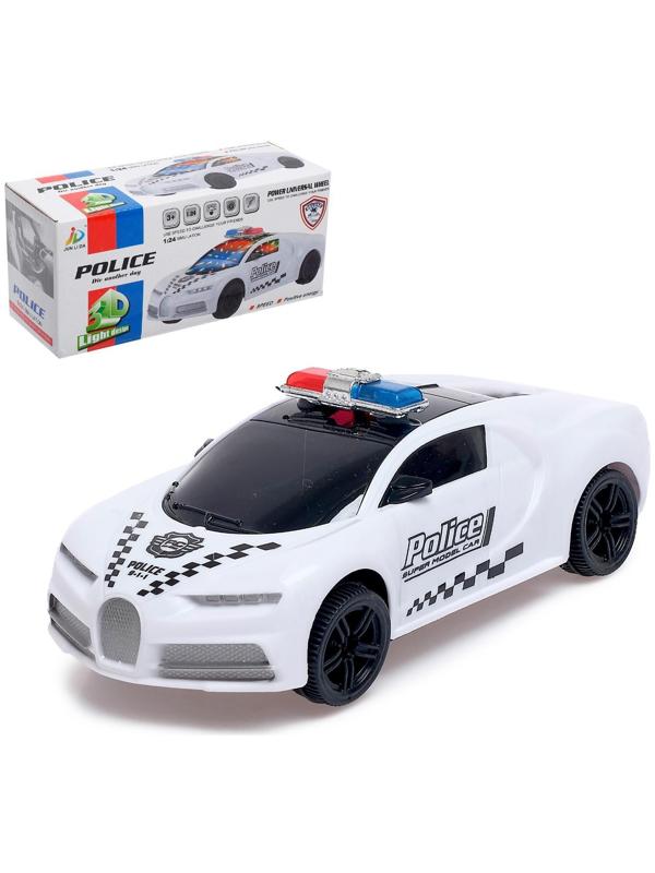 Машина «Полиция», световые и звуковые эффекты, работает от батареек