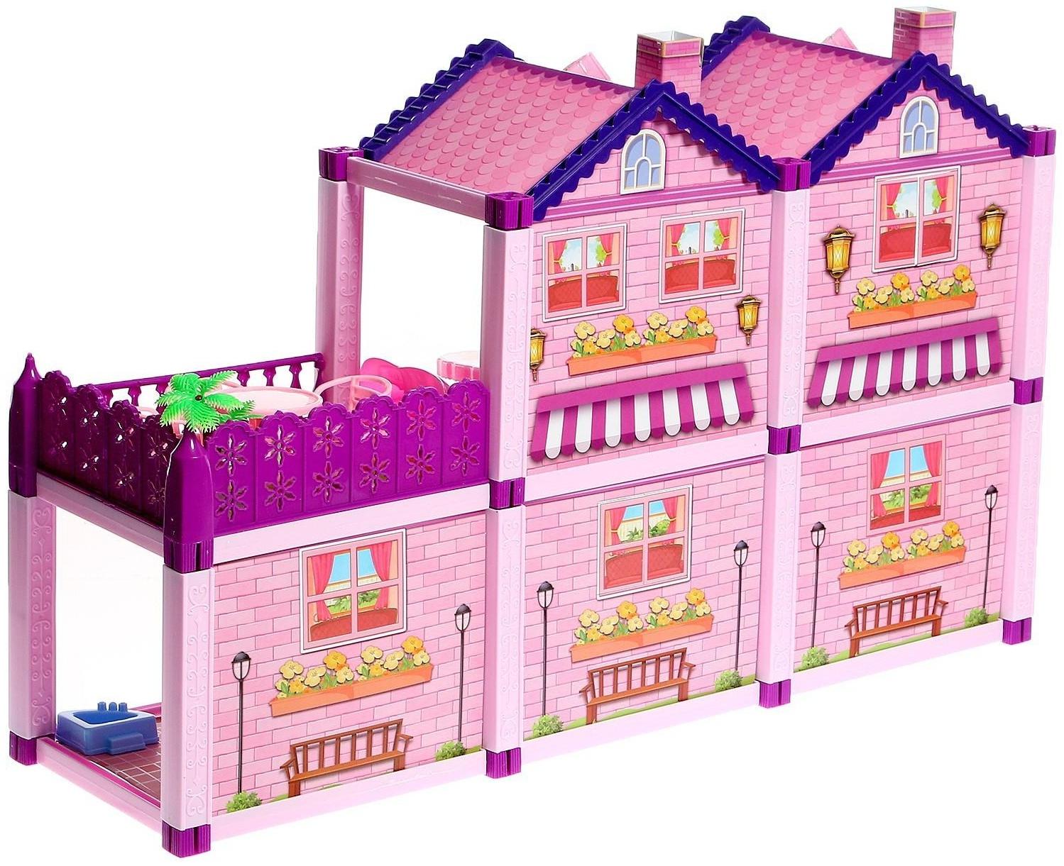 Дом для кукол, с аксессуарами 6810A