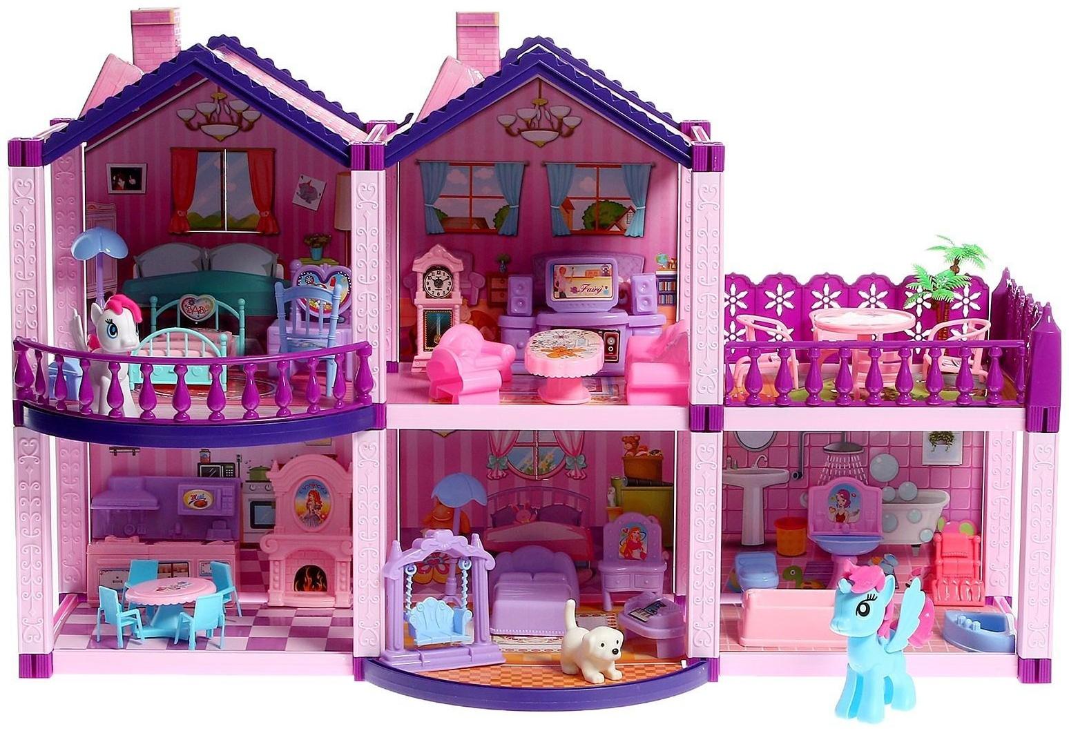 Дом для кукол, с аксессуарами 6810A