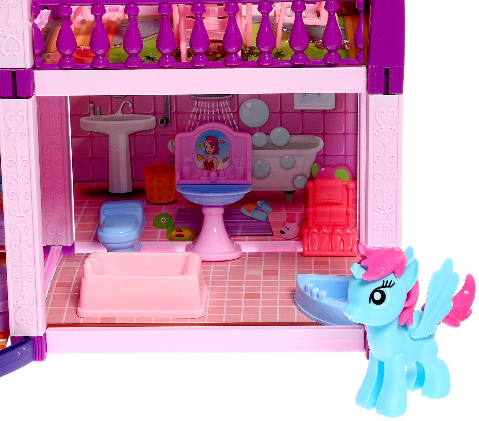 Дом для кукол, с аксессуарами 6810A