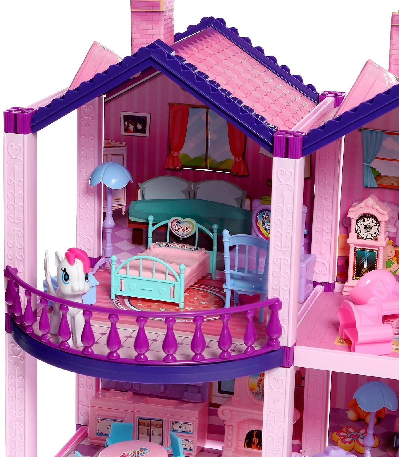 Дом для кукол, с аксессуарами 6810A