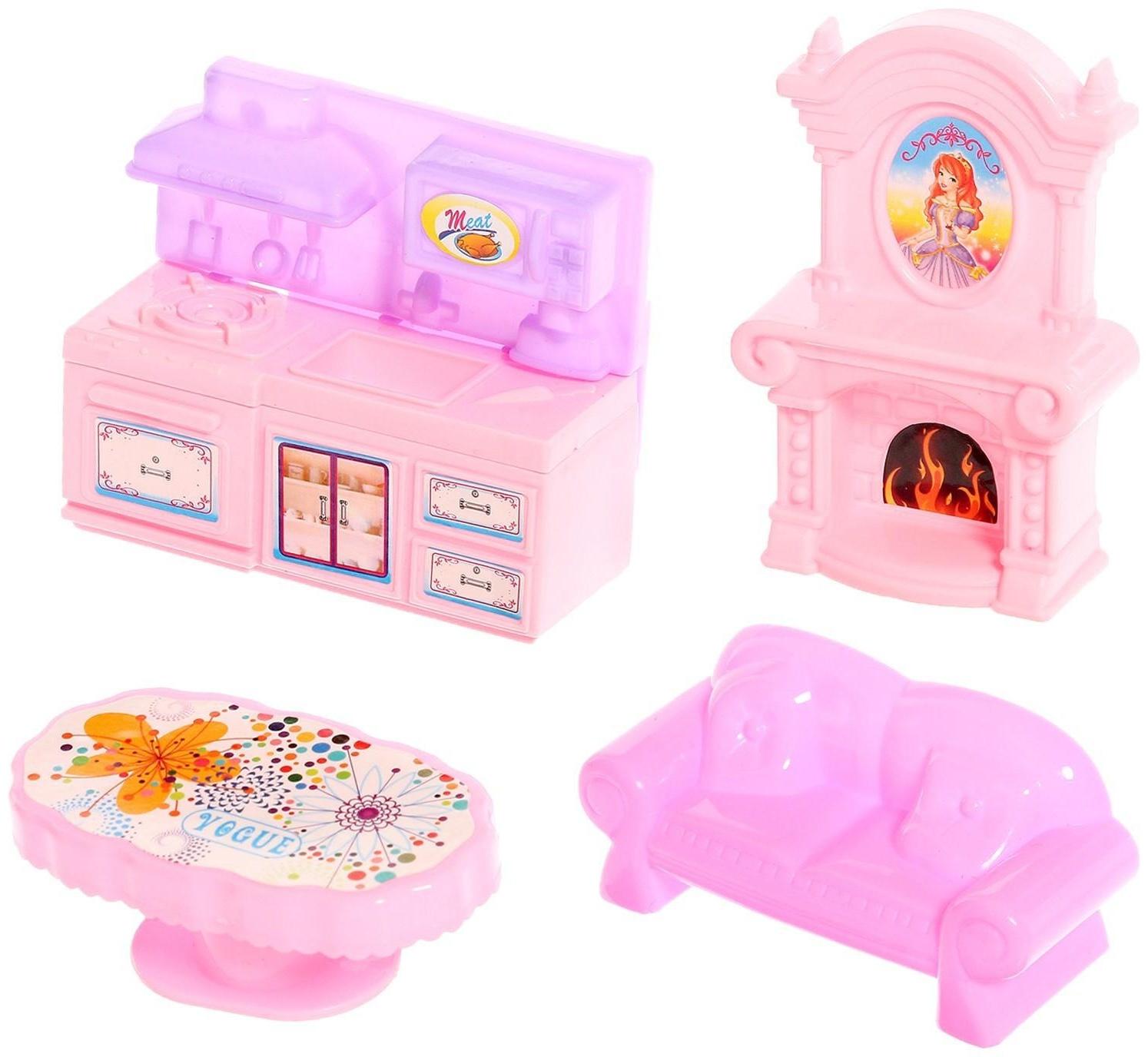 Дом для кукол, с аксессуарами 6810A