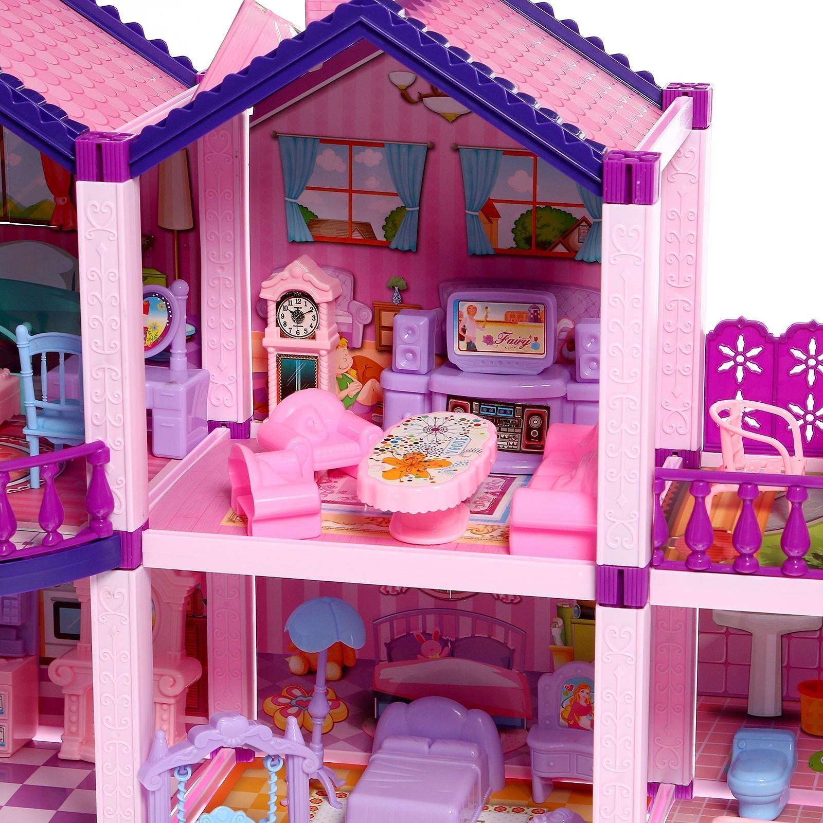 Дом для кукол, с аксессуарами 6810A