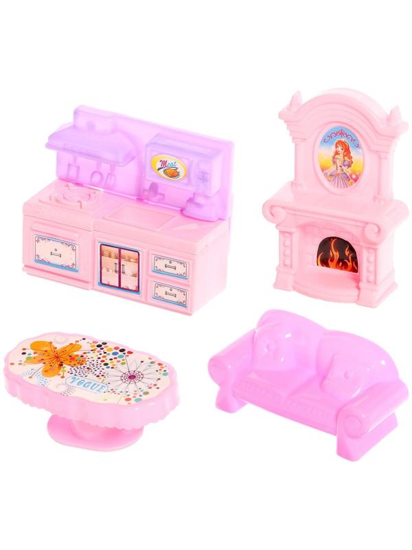Дом для кукол, с аксессуарами 6810A