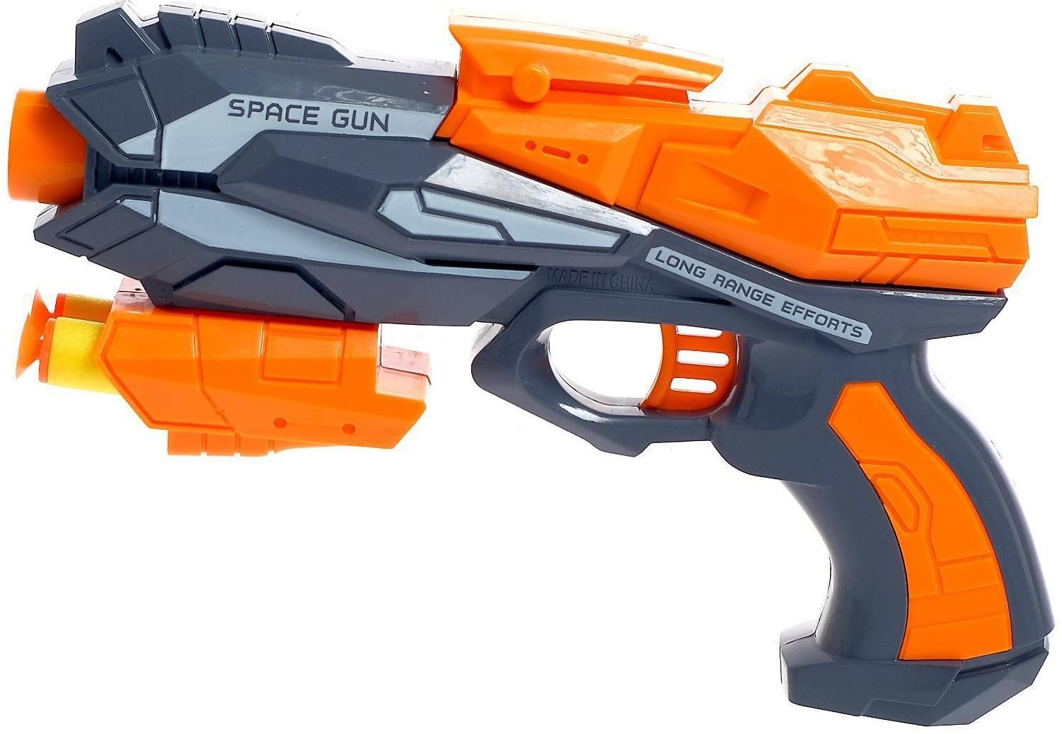 Бластер «Космос», стреляет мягкими пульками, цвета МИКС