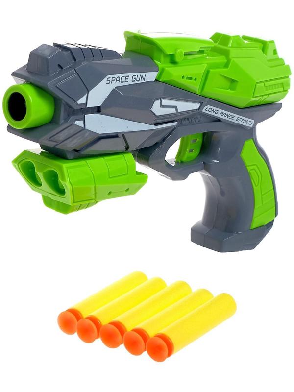 Бластер «Космос», стреляет мягкими пульками, цвета МИКС